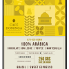 brasilDOMIGA-GRANO Café en Grano Brasil 250 g – 100% Arábico